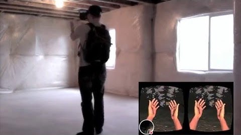 An early experiment combining Google Cardboard, Leap Motion, and a Structure Sensor